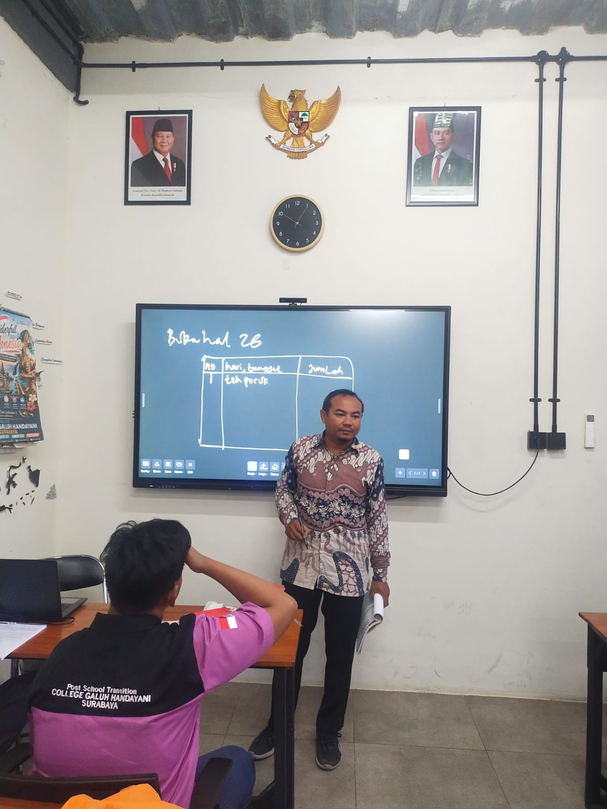 <p>Mengajar kewirausahaan menggantikan bu nurul ti...