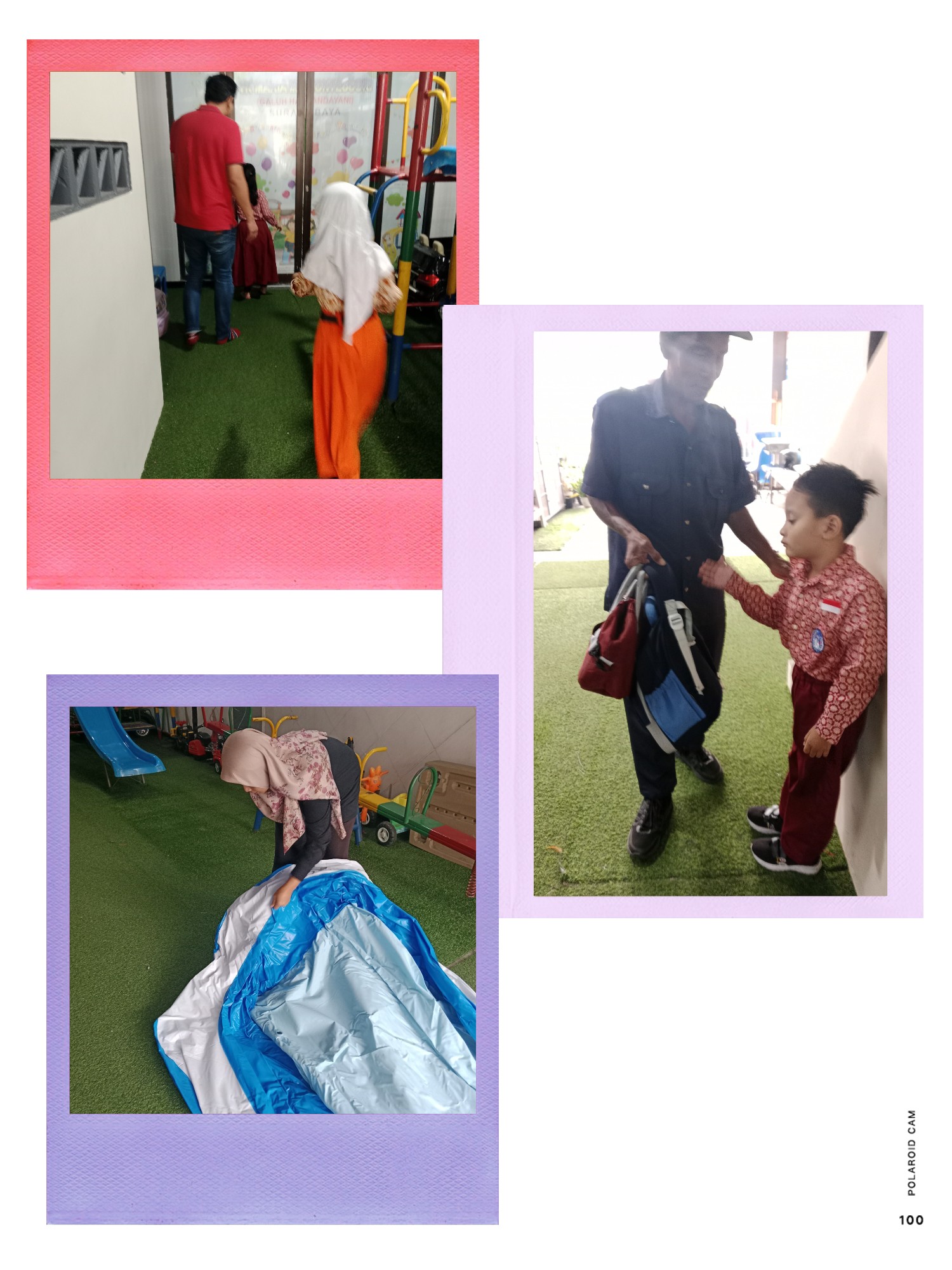 <p>Mempersiapkan kegiatan berenang dan penjemputan...