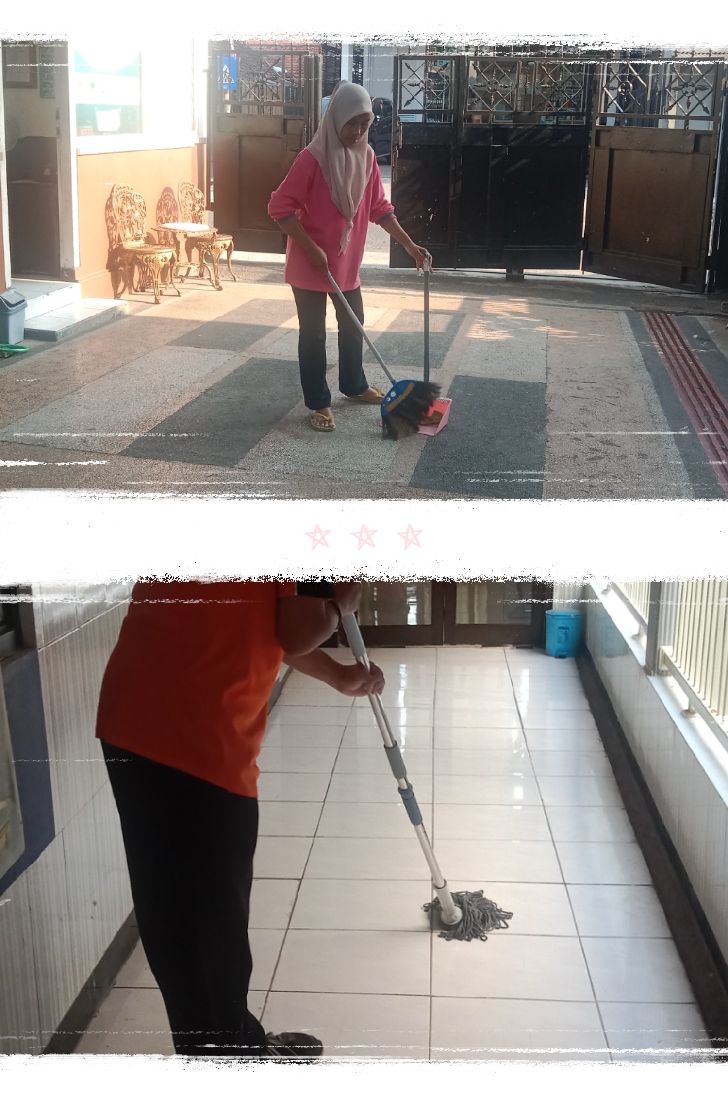<p>Monitoring dan pemantauan kebersihan lingkungan...