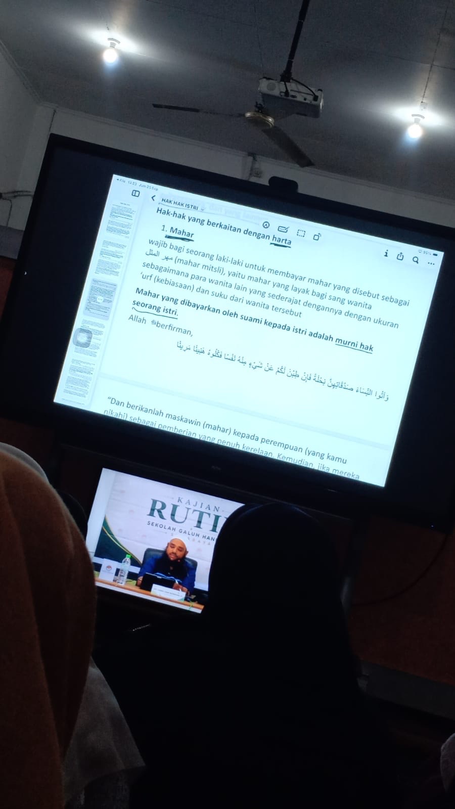 <p>Kajian rutin - bersama ust. Syarif Umar Basweda...