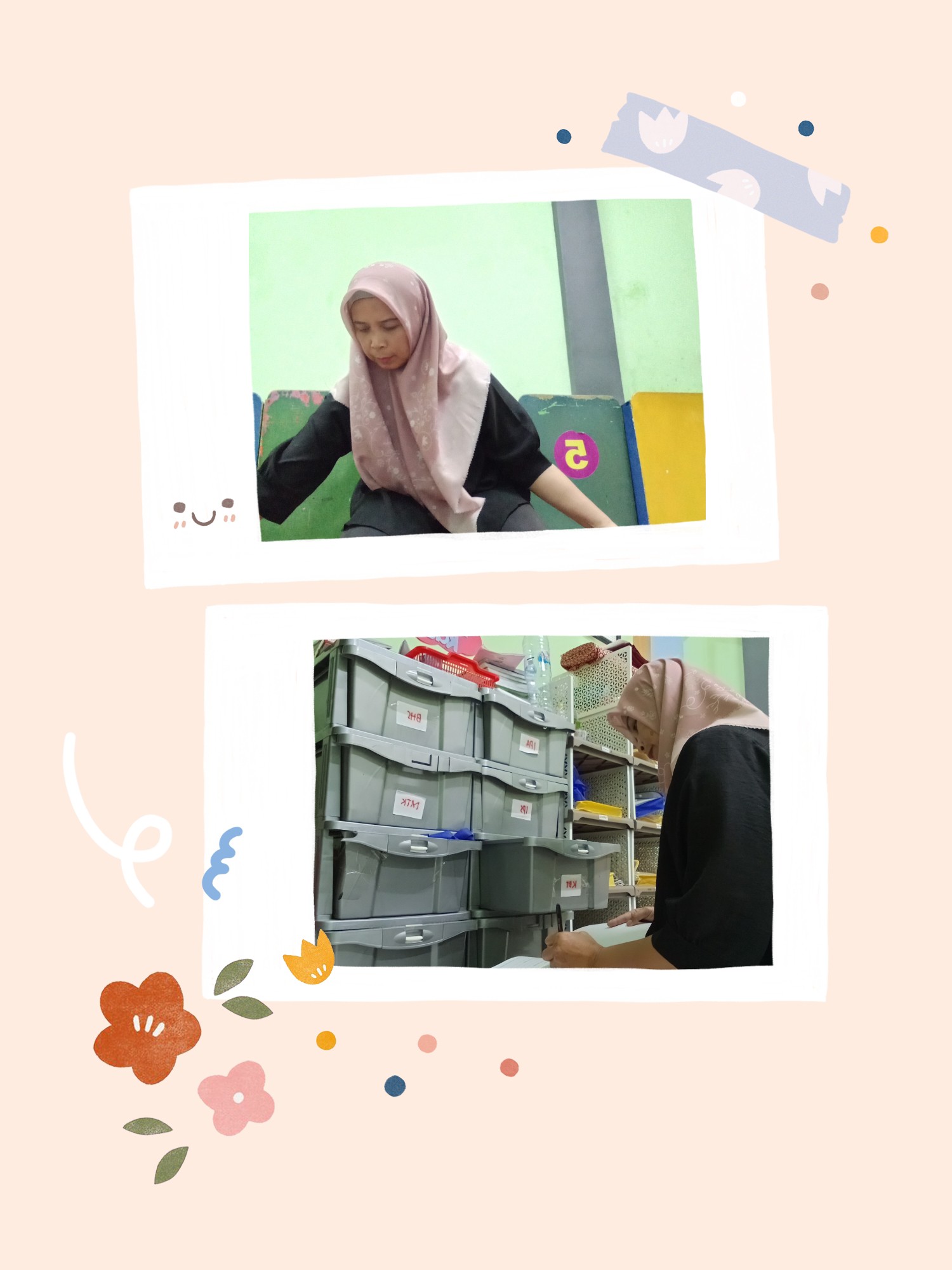<p>Piket sabtu minggu pertama kegiatan merapikan r...