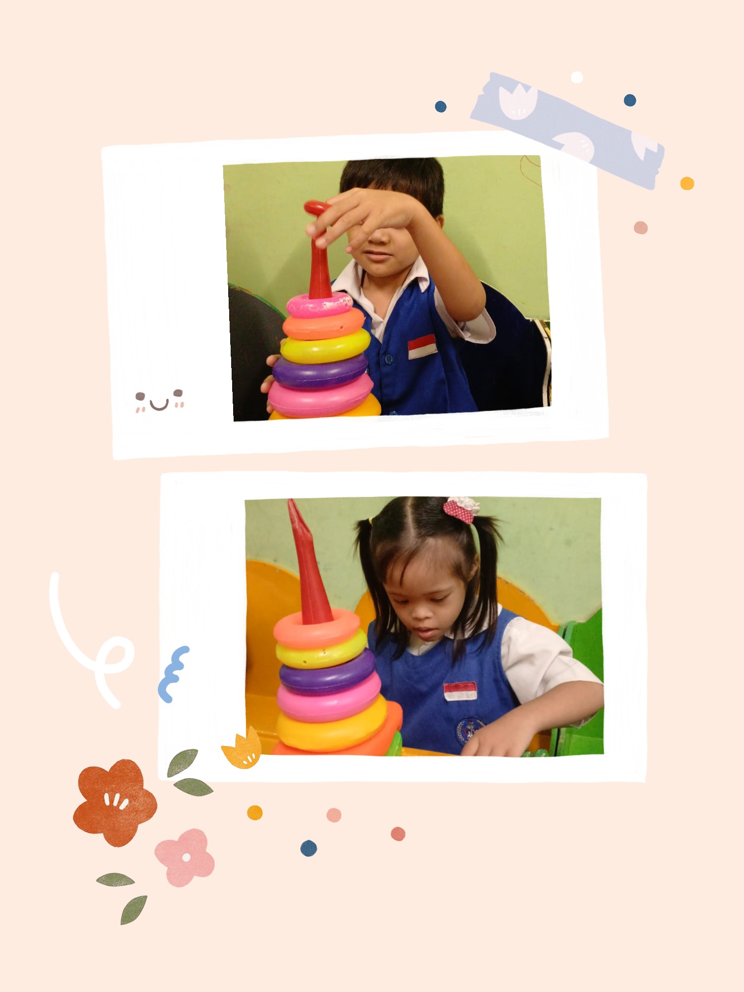 <p>Kegiatan bermain menyusun balok dr besar ke kec...