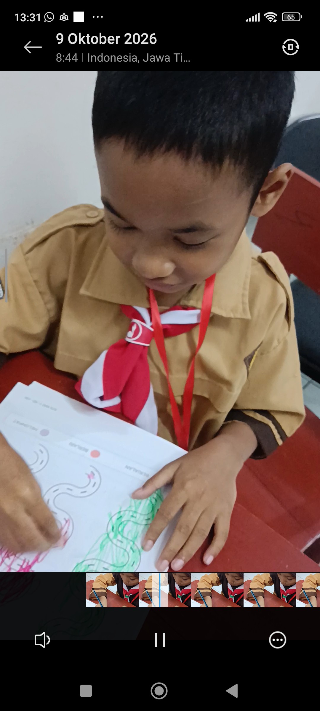 <p>Observasi kelas 1 sampai 6 pelaksanaan STS HARI...