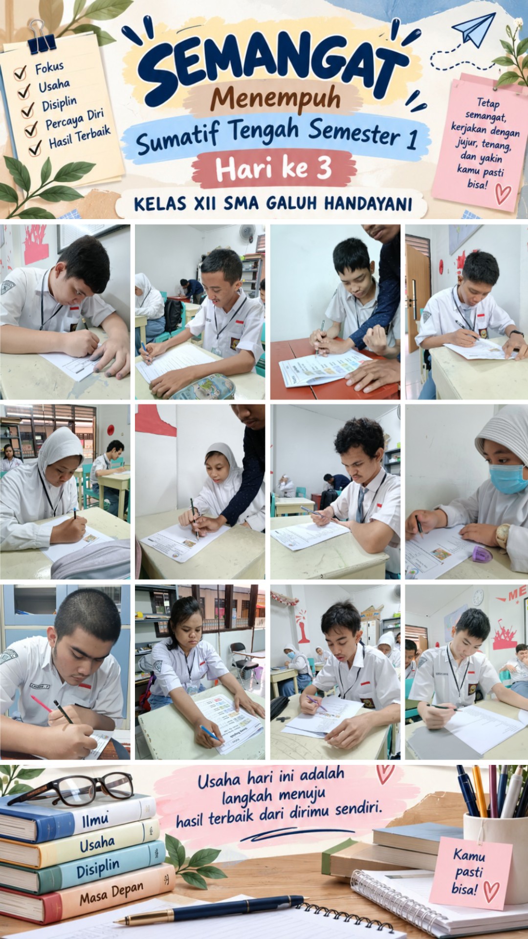 <p>Mengawasi STS Hari ke 3 Mapel Ekonomi&nbsp;</p>