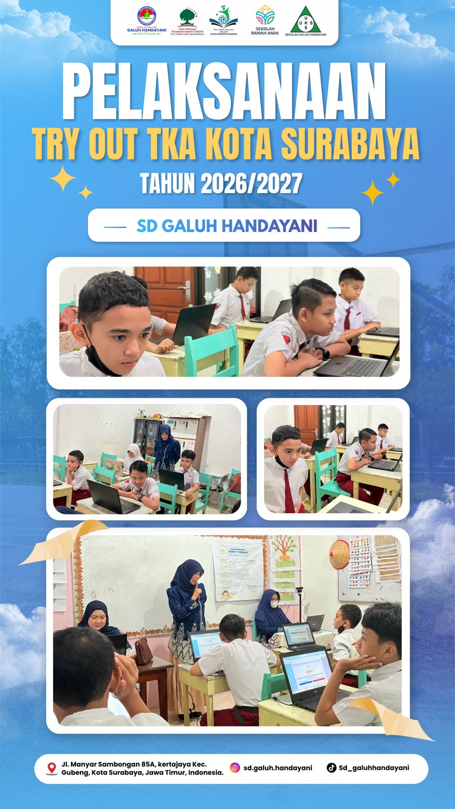 <p>Menyiapkan dan mengawasi tryout TK A Serentak k...