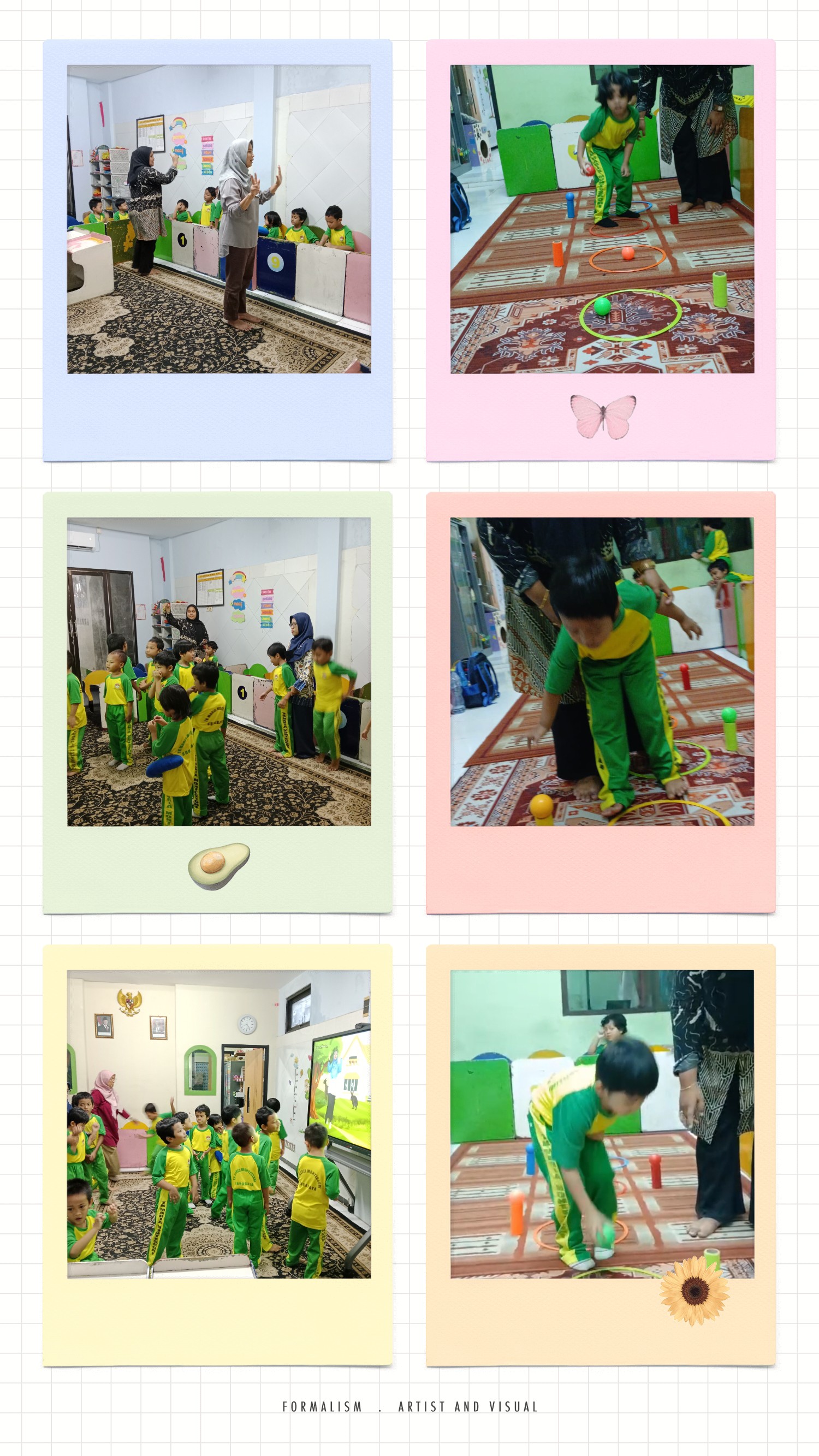 <p>Pembiasaan rutin berdoa sebelum belajar, senam...