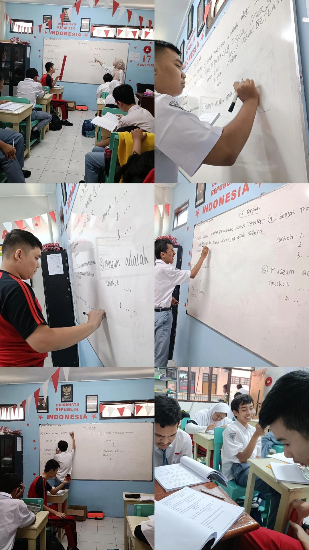<p>Mengenal Benda-benda Peninggalan Bersejarah Di Lingkungan Sekitar dan Perkembangan Indonesia Pada Awal Kemerdekaan Indonesia&nbsp;</p>