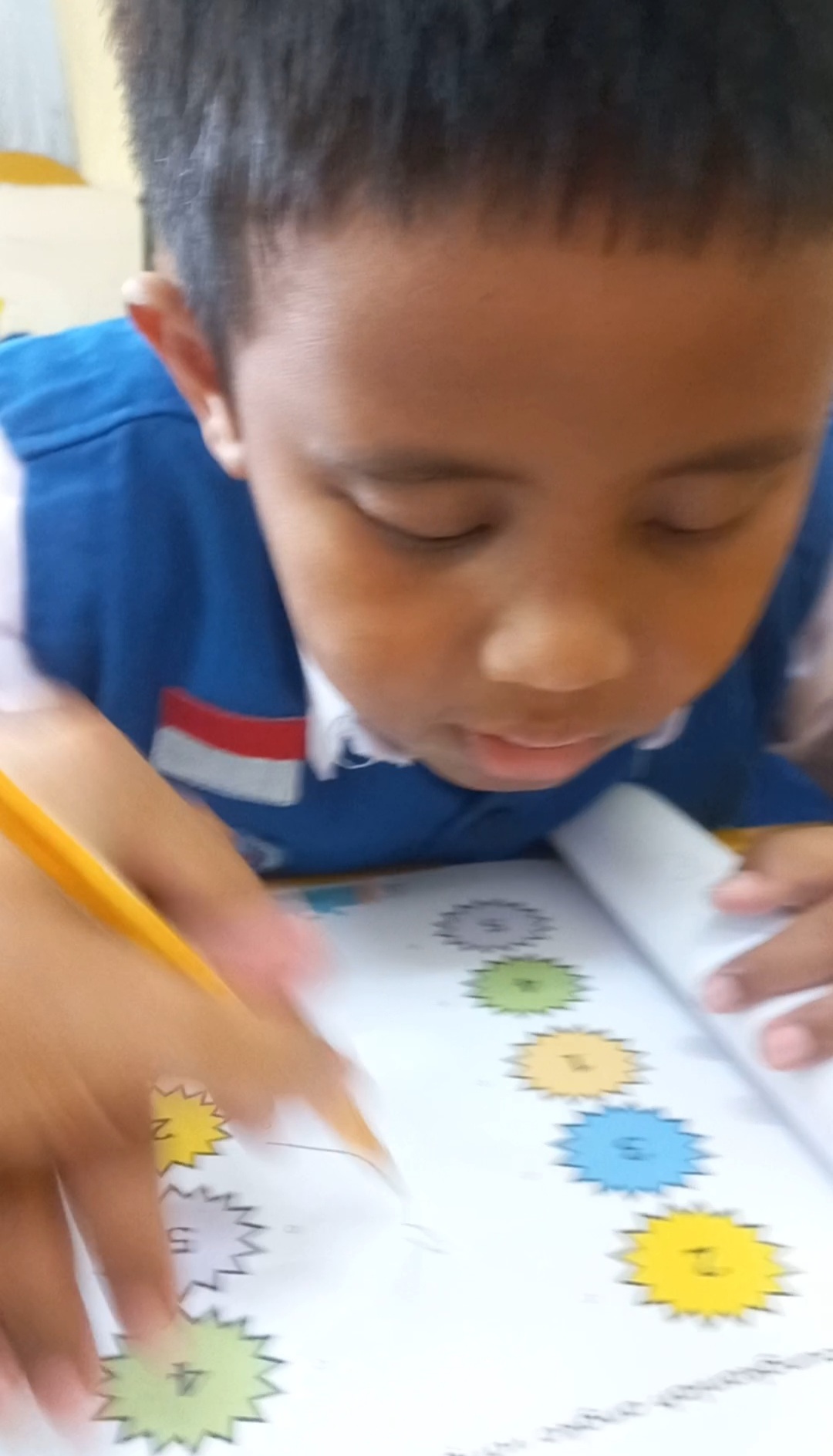 Mengerjakan bks matematika