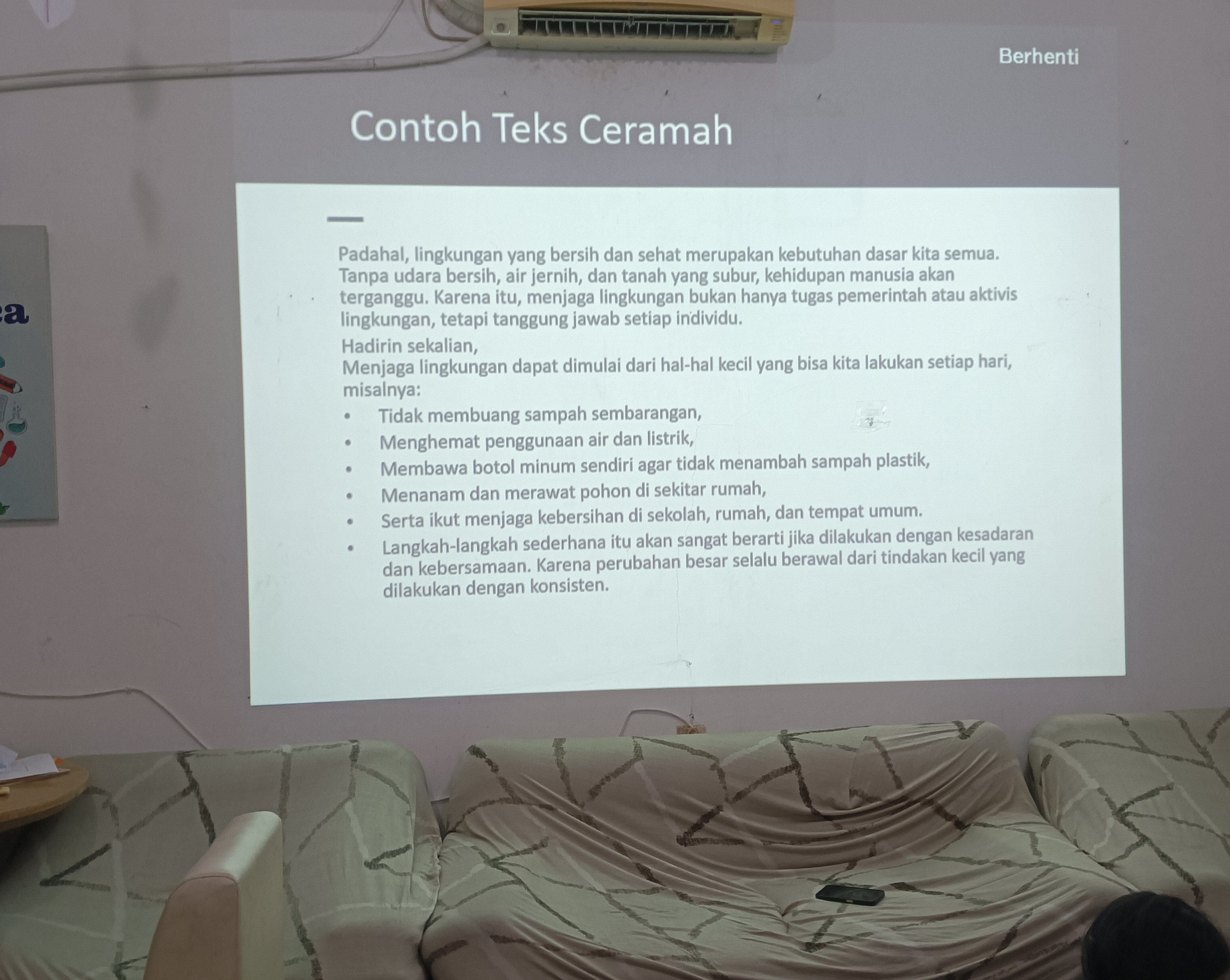 Analisis teks ceramah