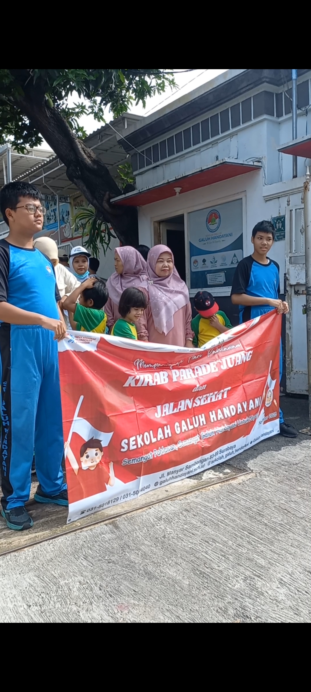 Jalan sehat+pembagian hadiah doorprize