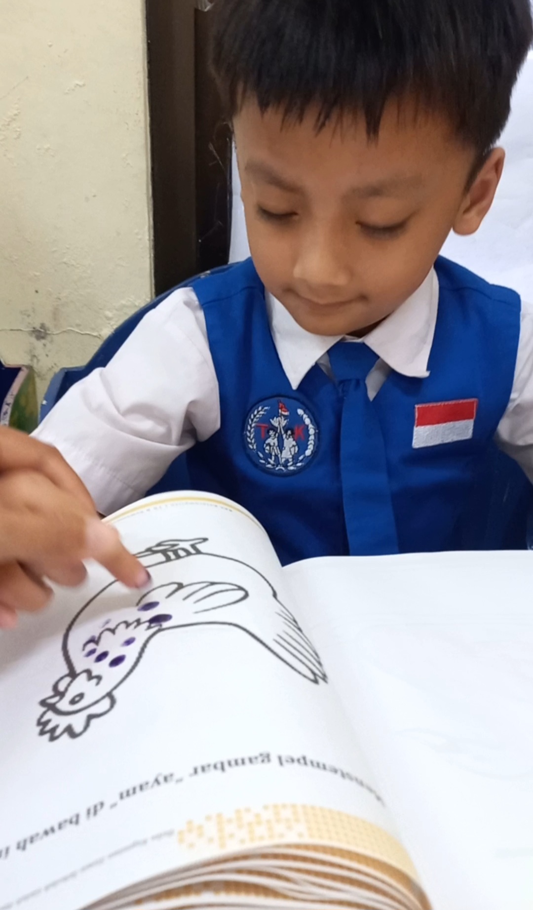 Menstempel dengan jari