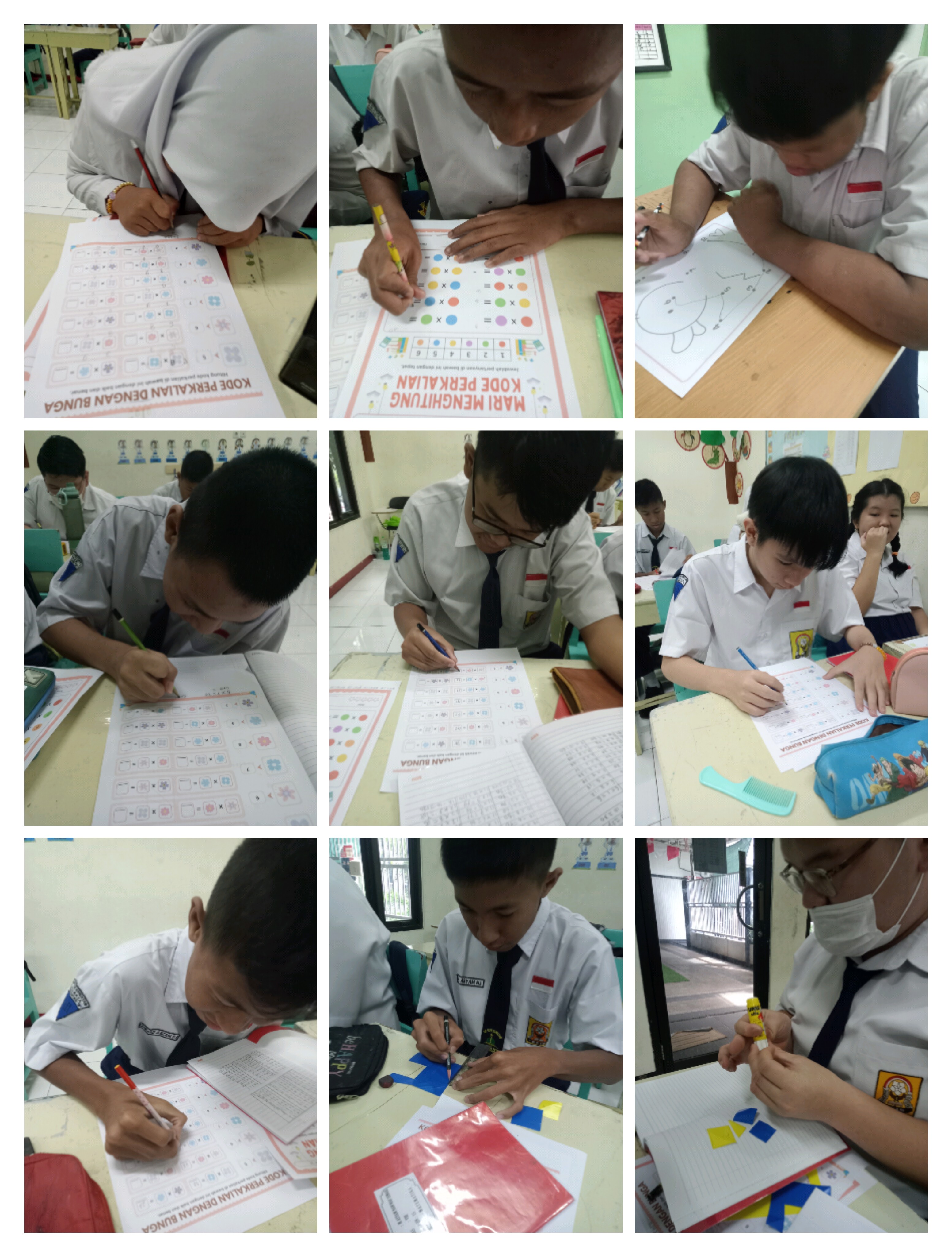 Coding matematika dan konsep awal Teorema Pythagoras 