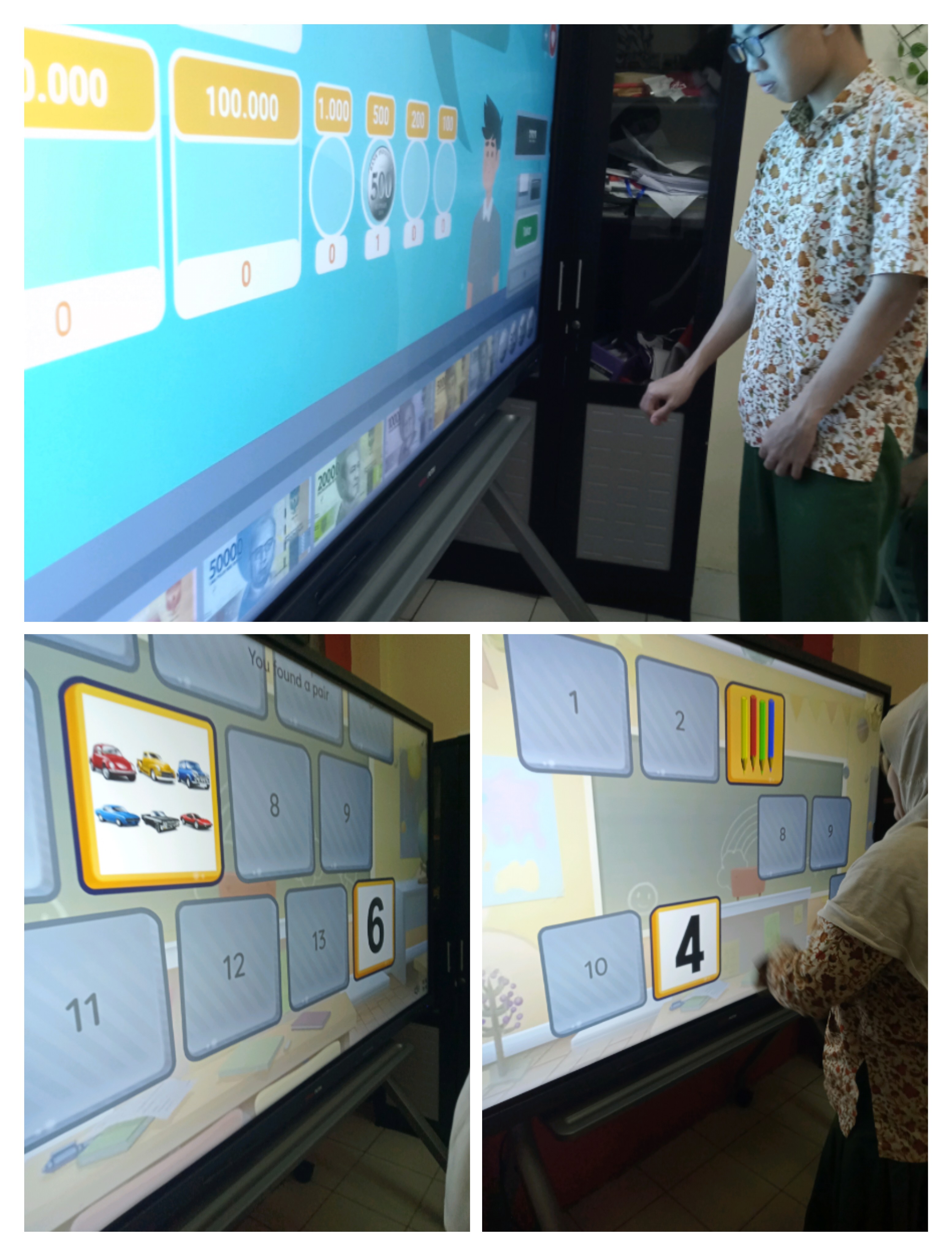 Nilai mata uang, coding matematika, games memori