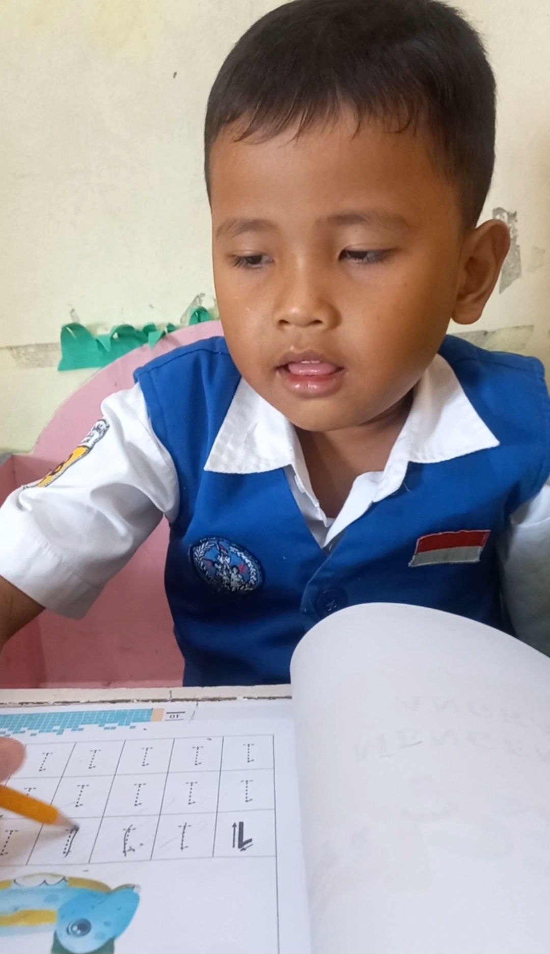 Mengerjakan bks matematika