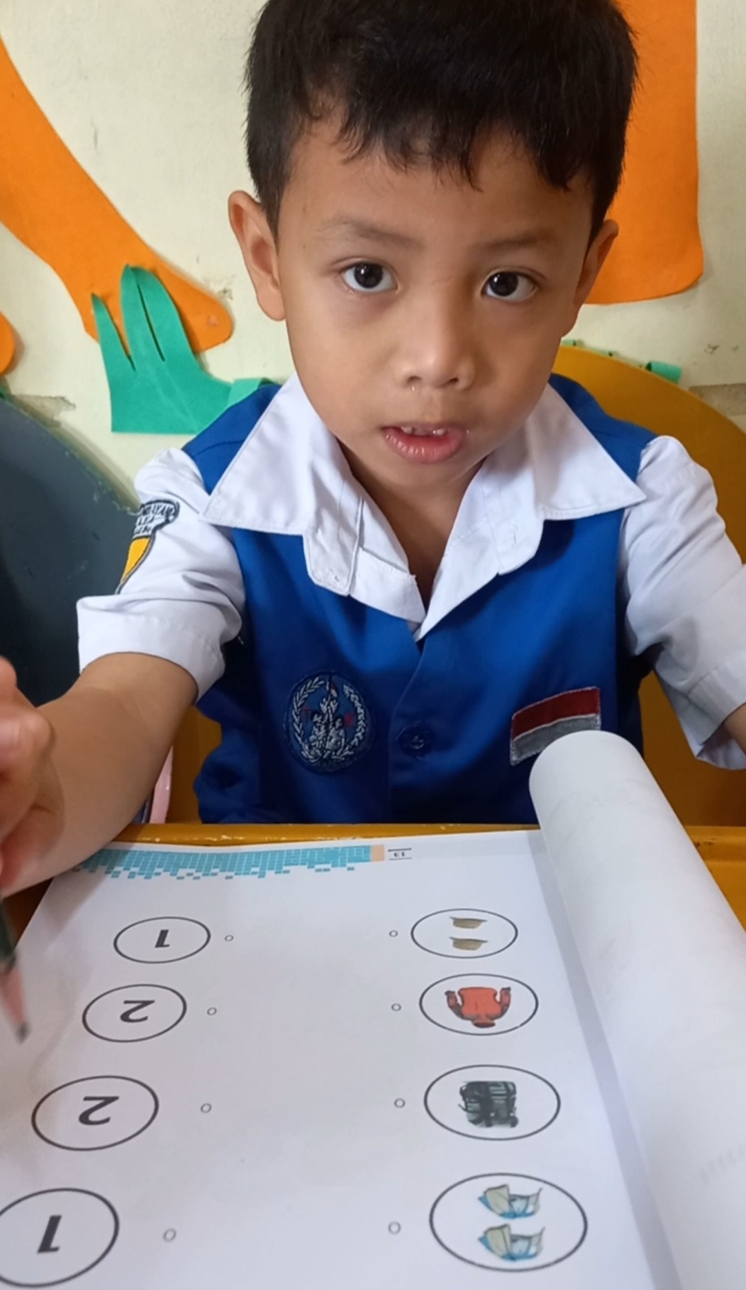 Mengerjakan bks matematika