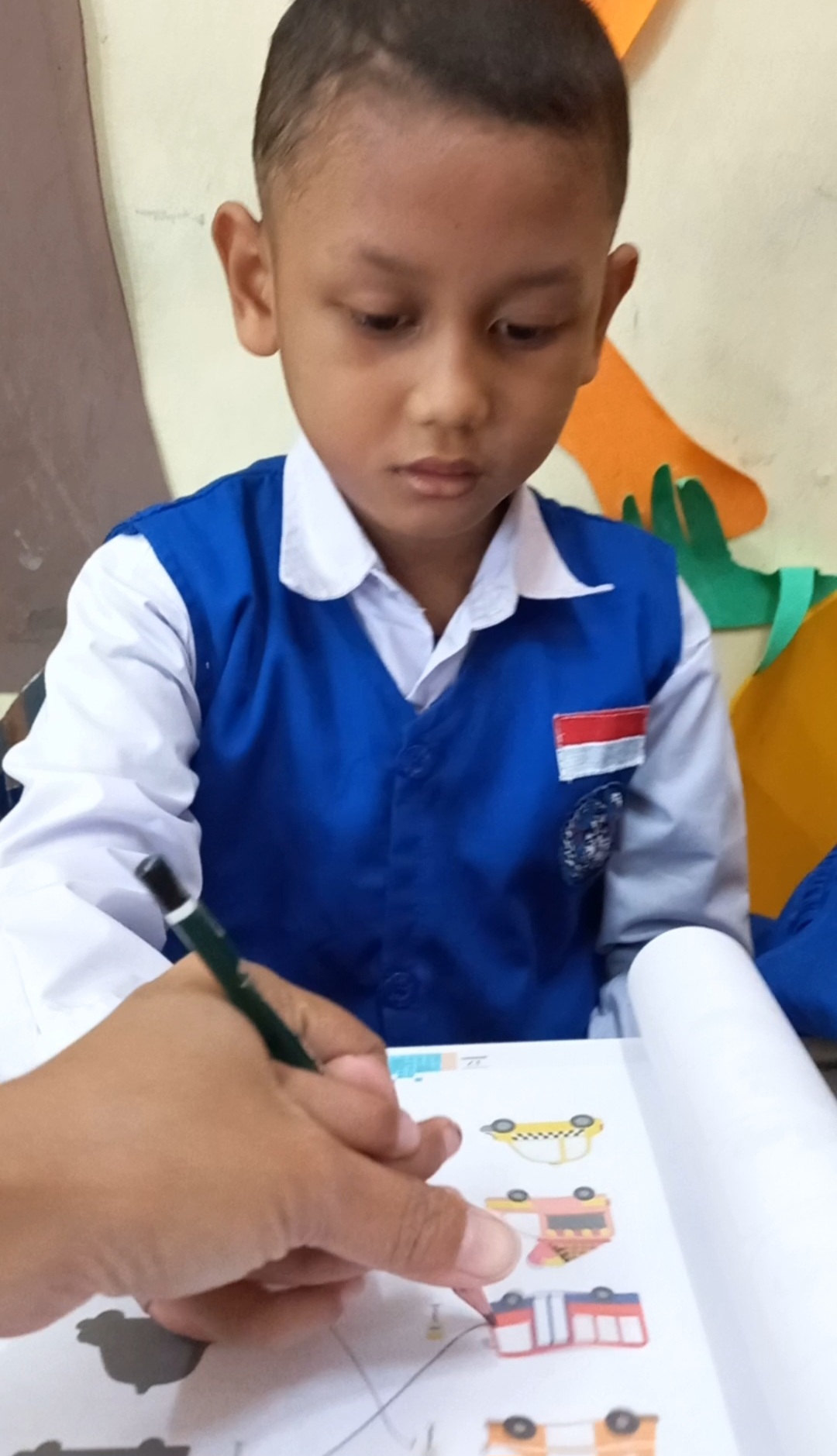 Mengerjakan bks matematika