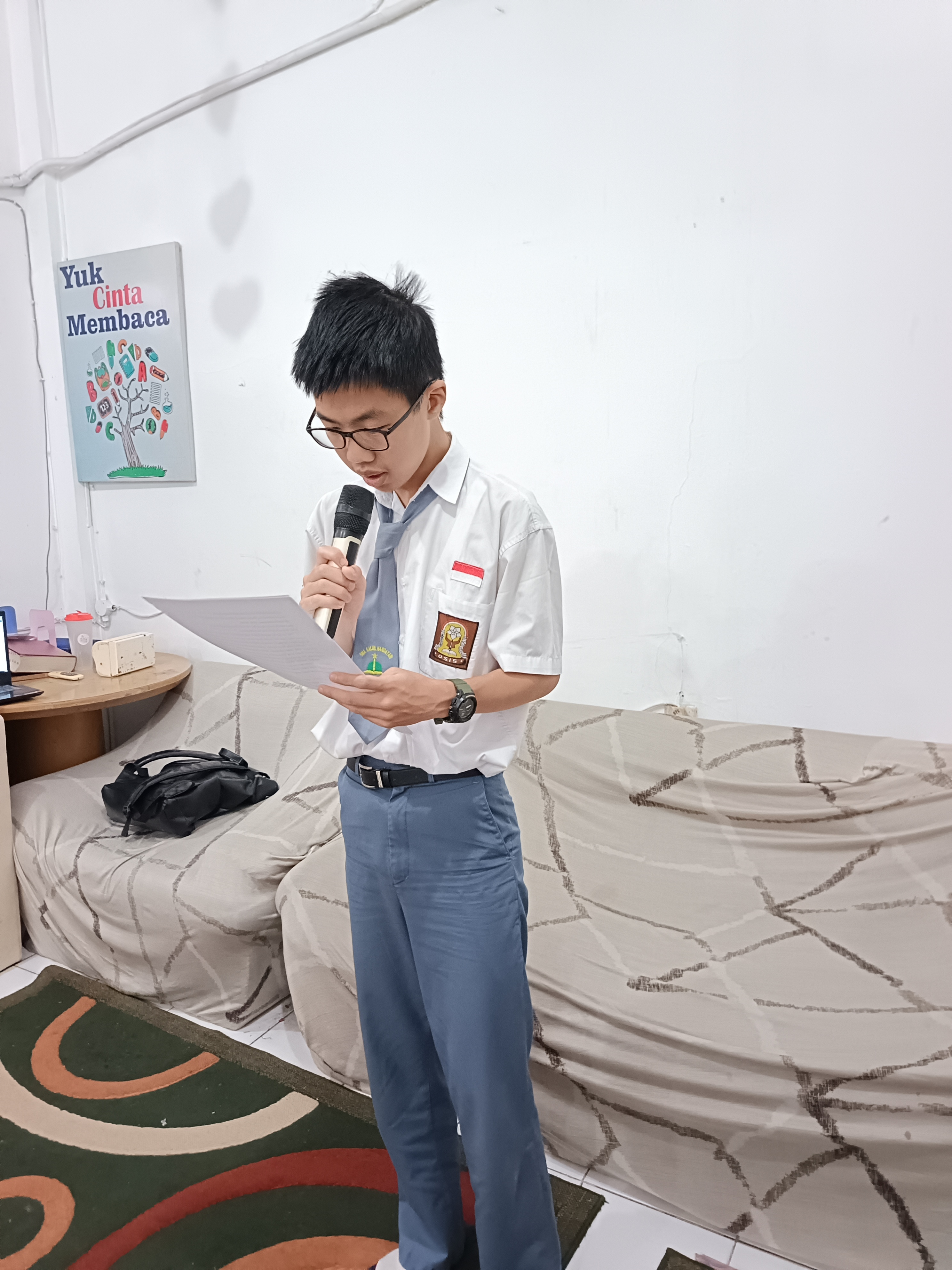 Ujian praktik pidato
Penerapan struktur dan kebahasaan pidato
