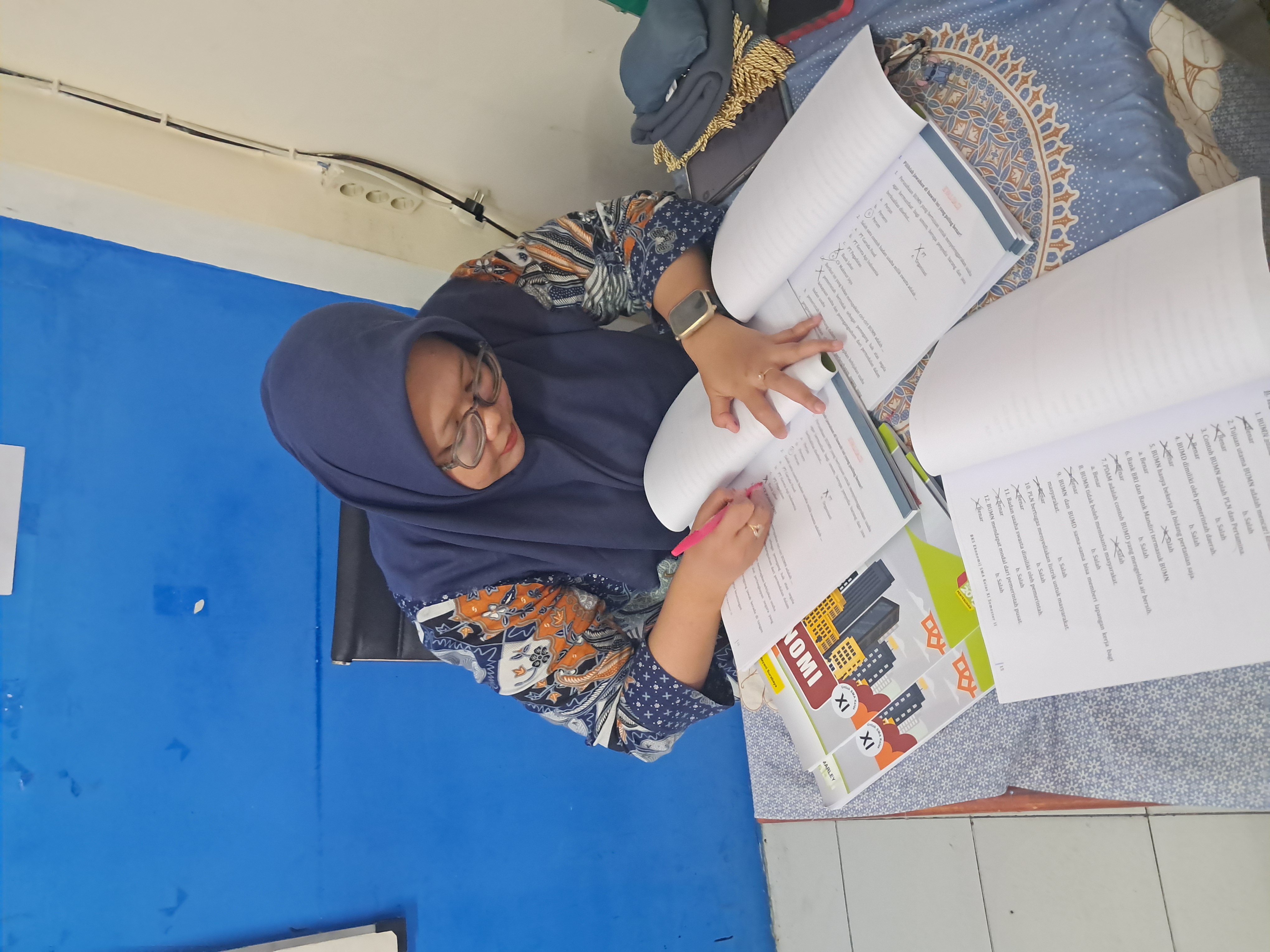 koreksi dan pengecekan bks