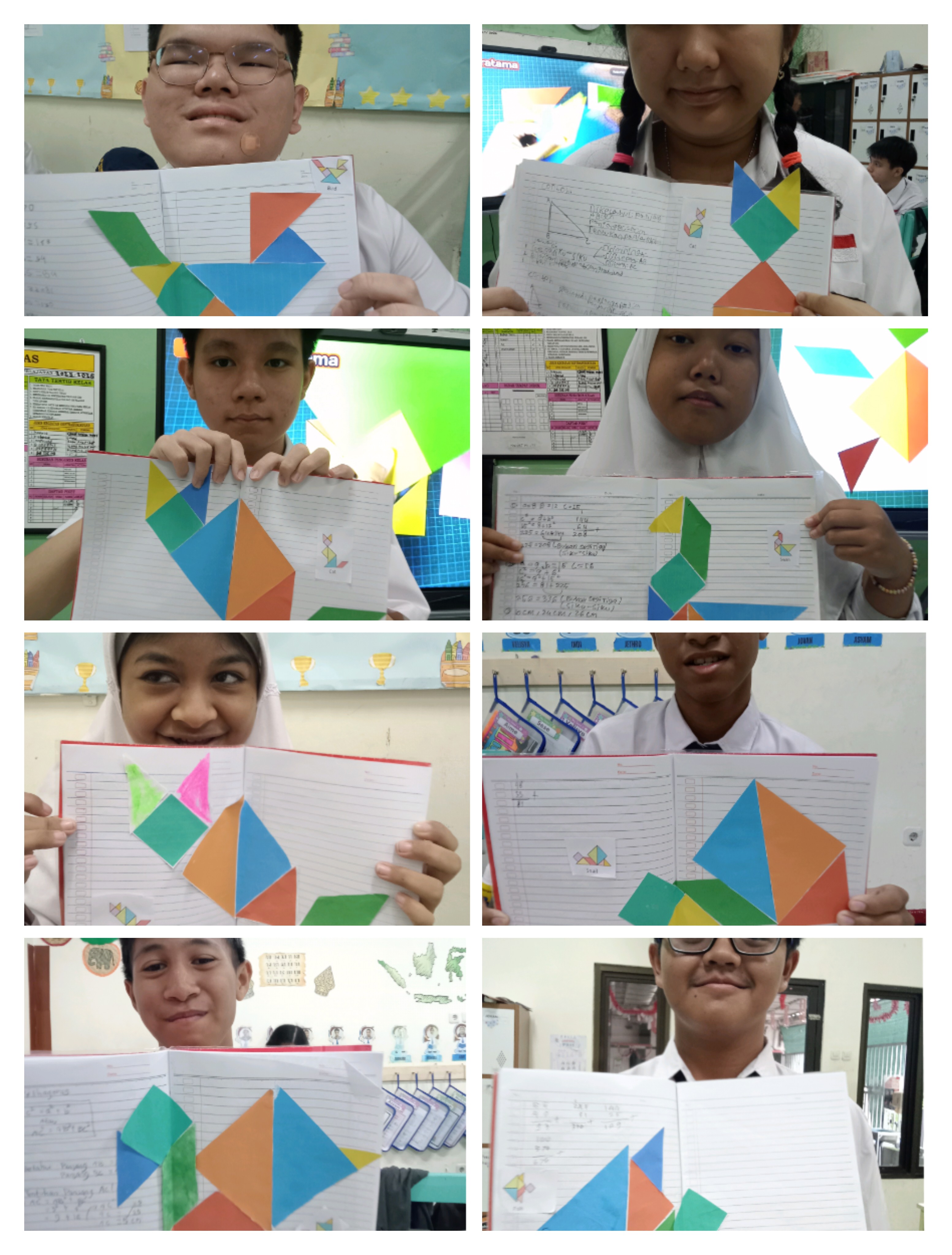 Pythagoras, Tangram