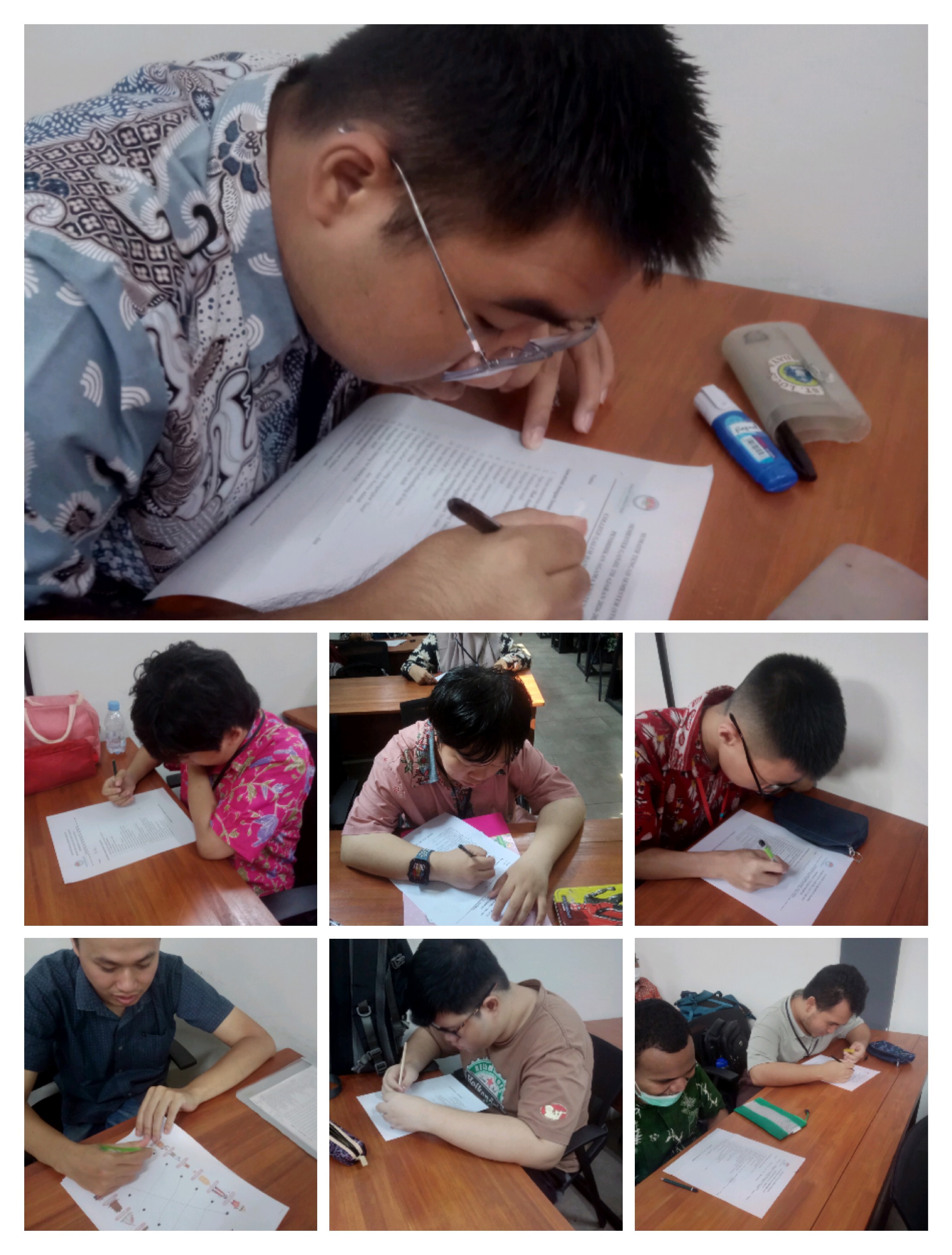 <p>Mendampingi ujian STS agama</p>