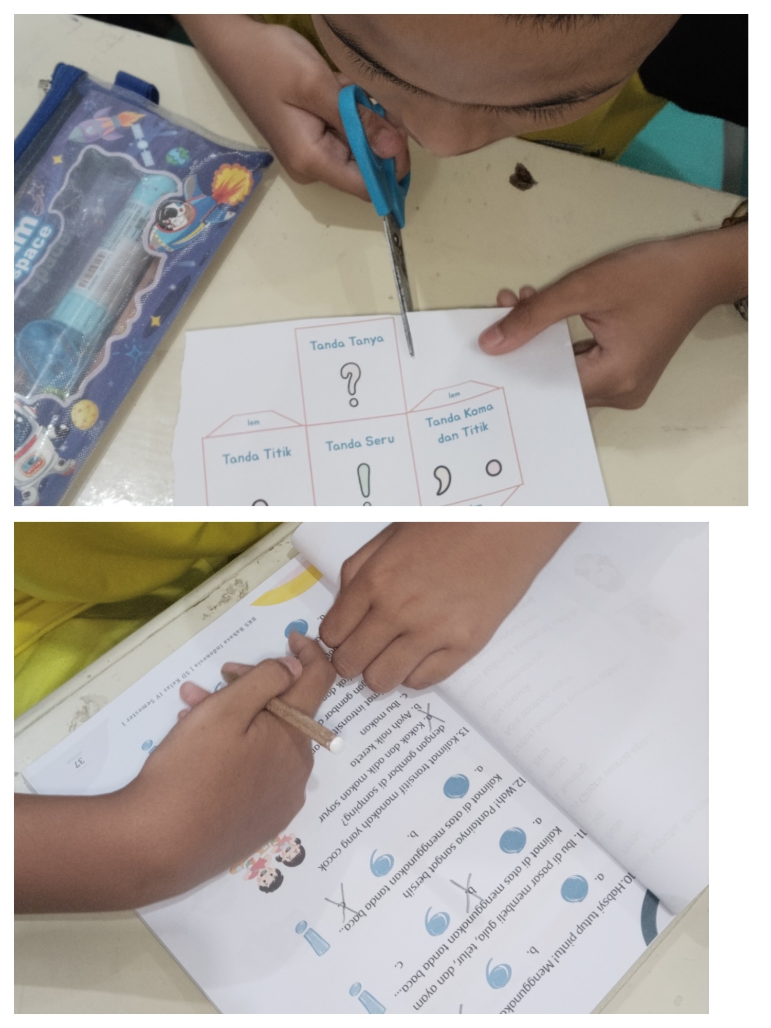 <p>Materi : <strong>Tanda Baca</strong></p>