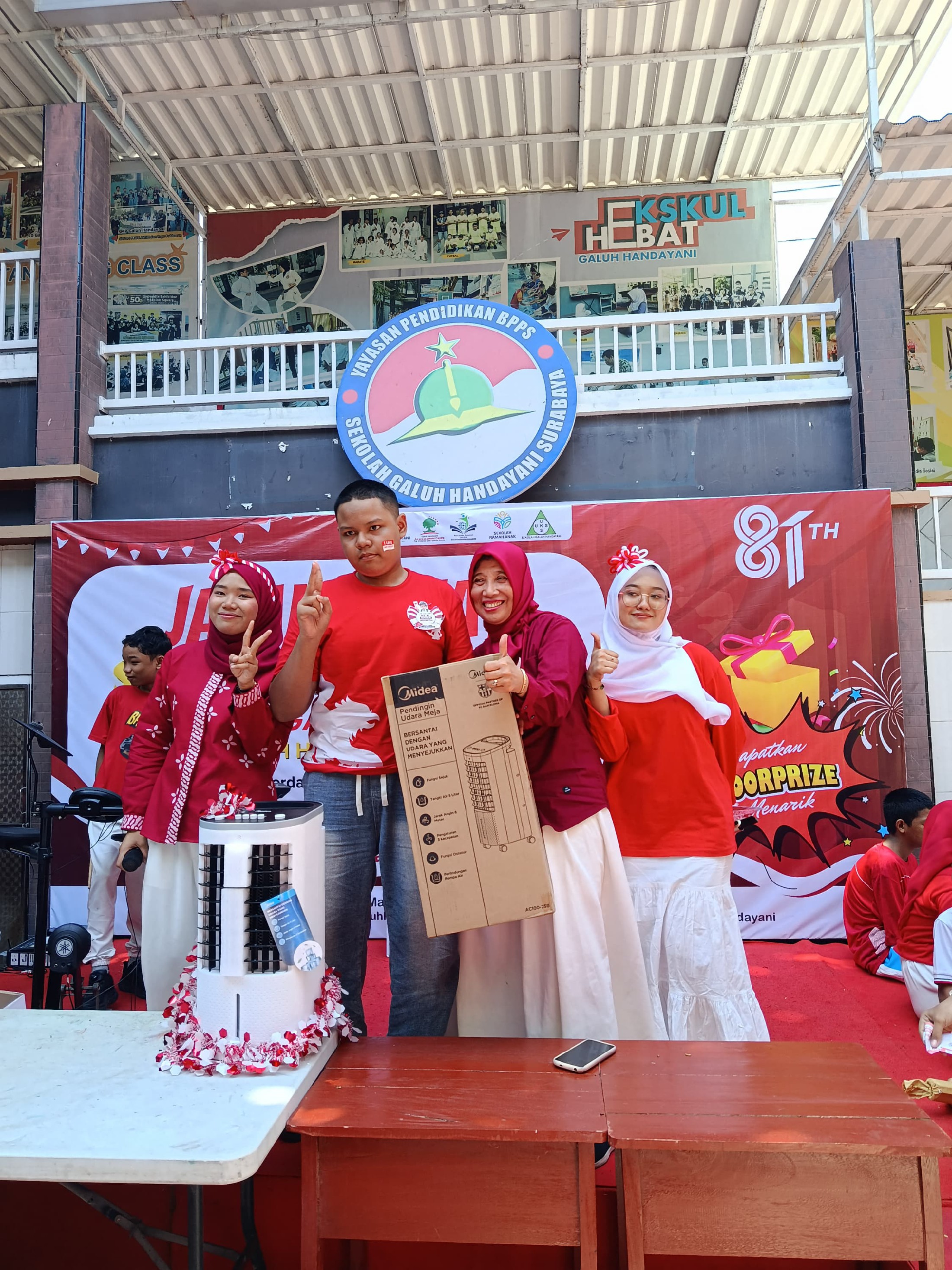 <p>TDK ADA PEMBELAJARAN KARENA ADA KEGIATAN JALAN SEHAT</p>