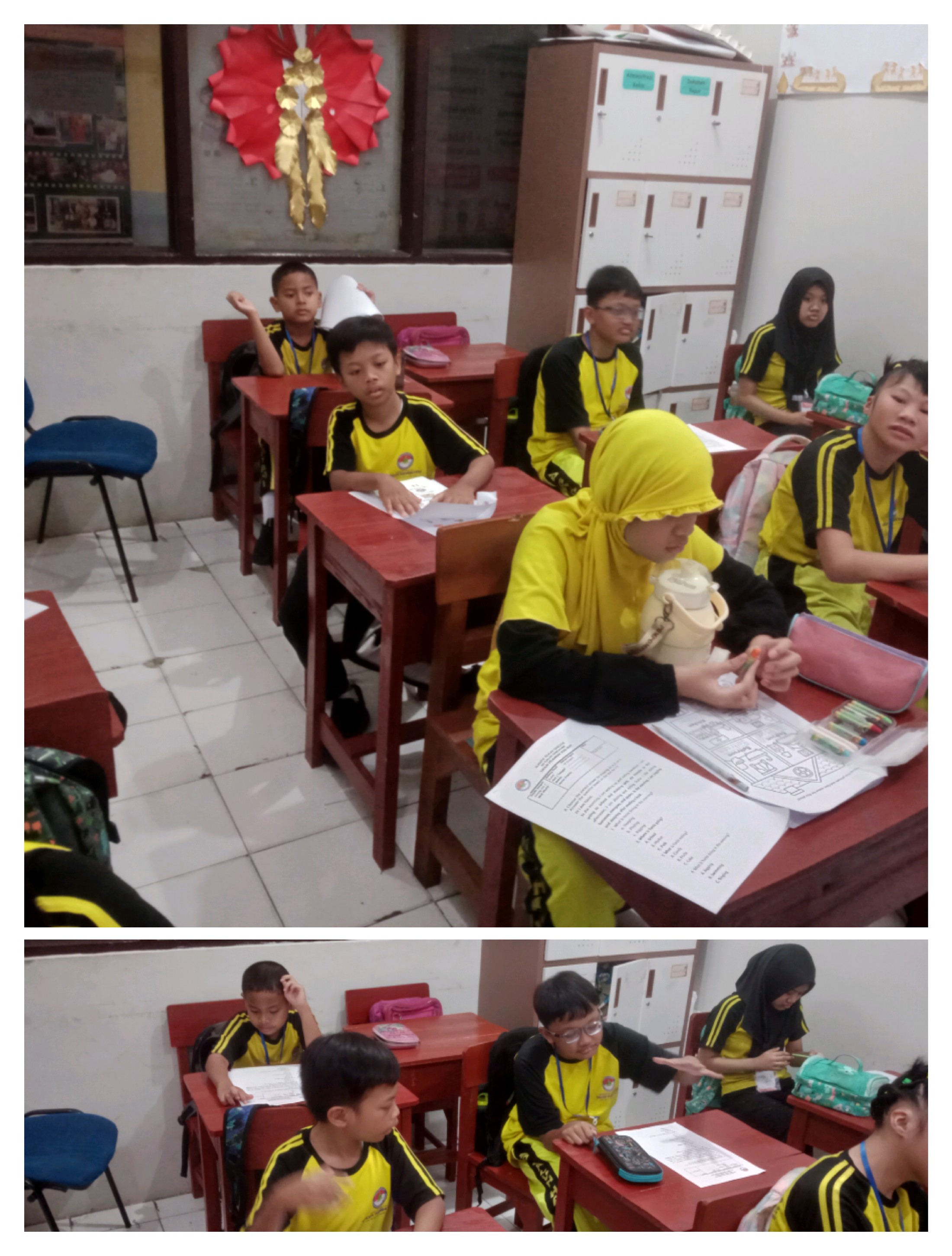 <p>Menjaga ujian STS</p>