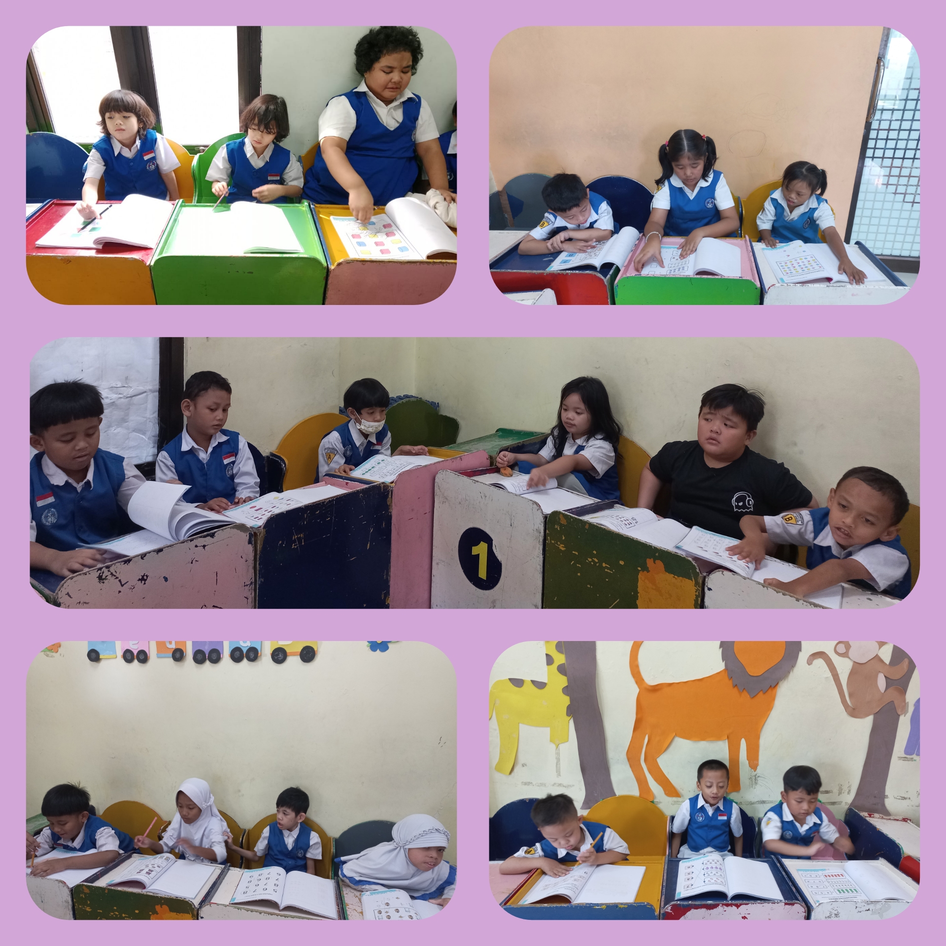 <p>Mengerjakan BKS Matematika</p>