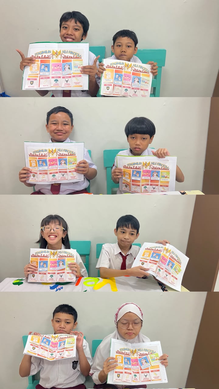 <p>Membuat Pop Up “Pengamalan Nilai-Nilai Pancasila dalam Kehidupan Sehari-hari”</p>