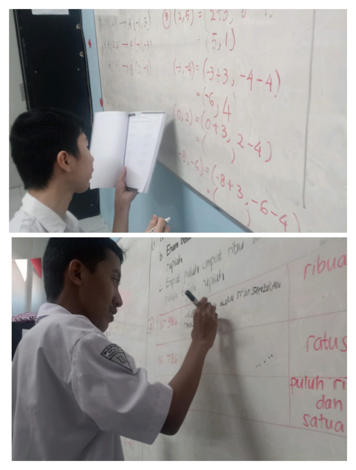 <p>Translasi (latihan soal) dan Bilangan puluh ribuan </p>