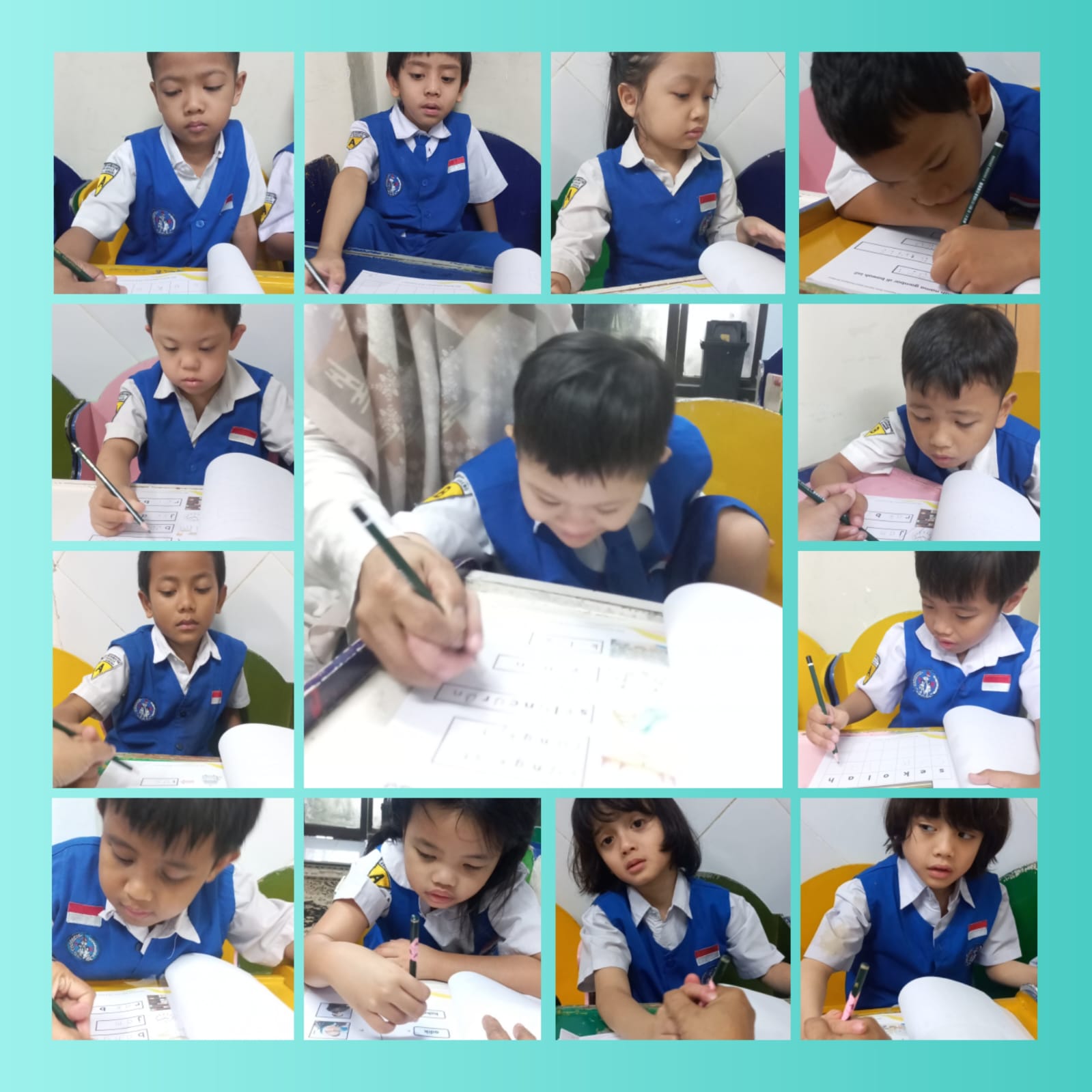 <p>Mengerjakan BKS bahasa</p>