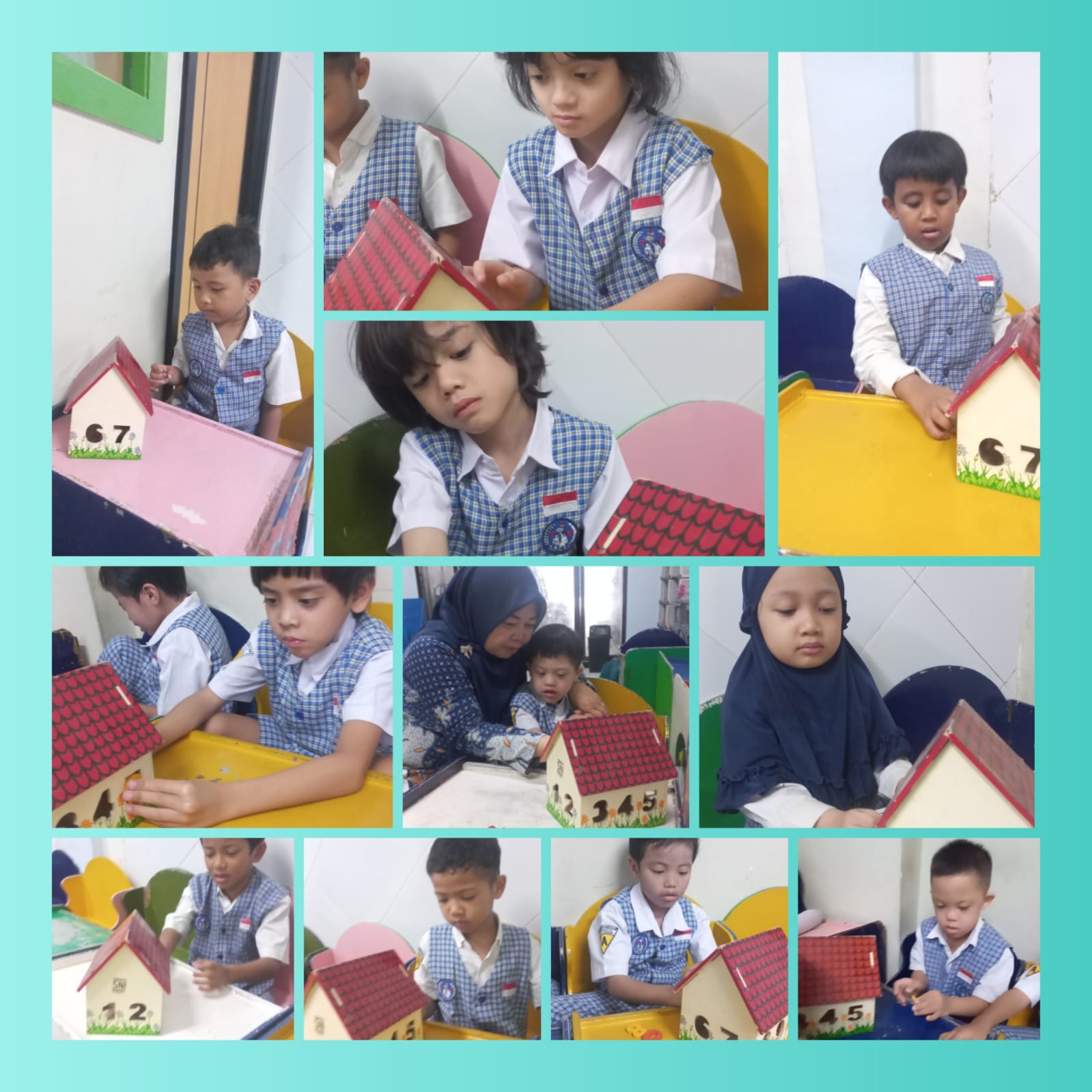 <p>Bermain rumah angka</p>