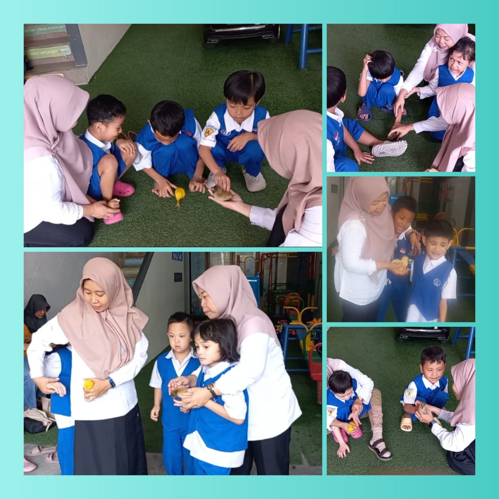 <p>Mengenal dan memberikan makan binatang</p>