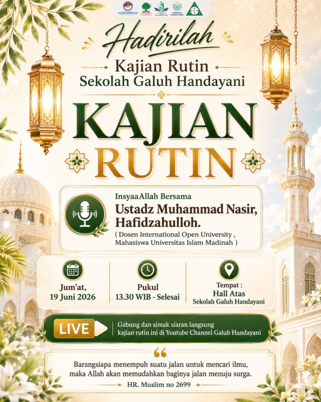 Kajian Rutin Sekolah Galuh Handayani