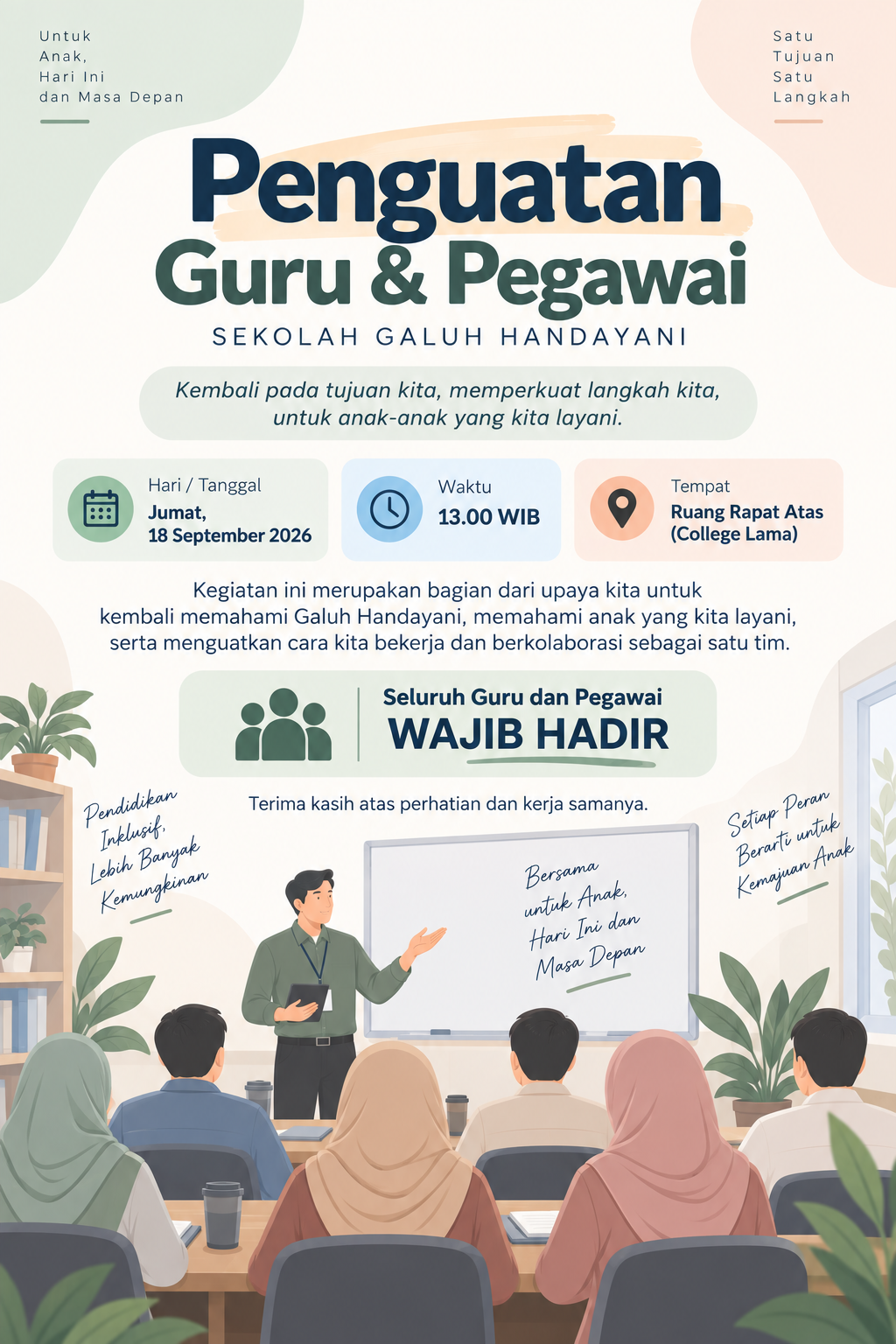 Penguatan Guru dan Pegawai